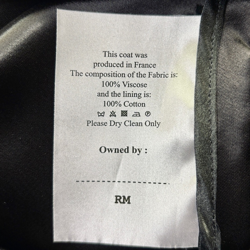 Roland Mouret Black Relaxed Fit Satin Sleeves & Collar “Orion” Opera Coat Sz 2/6 - Picture 10 of 14